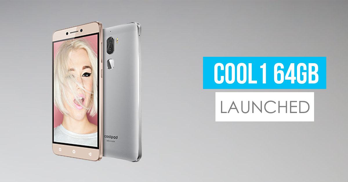 Coolpad Cool1 launched with 64GB of storage