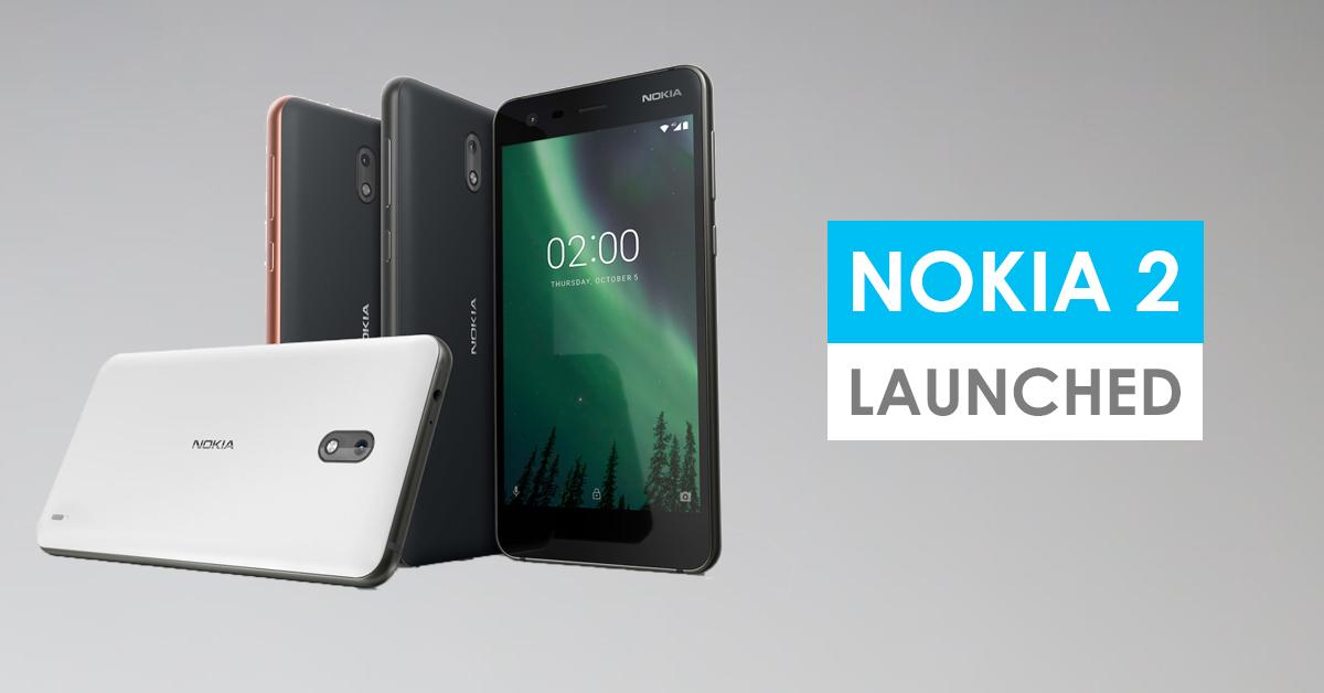 Entry-level Nokia 2 with 4,100 mAh battery launched