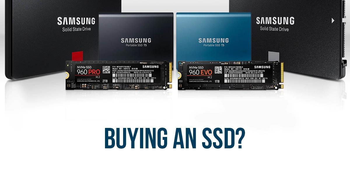 Things to consider while buying an SSD