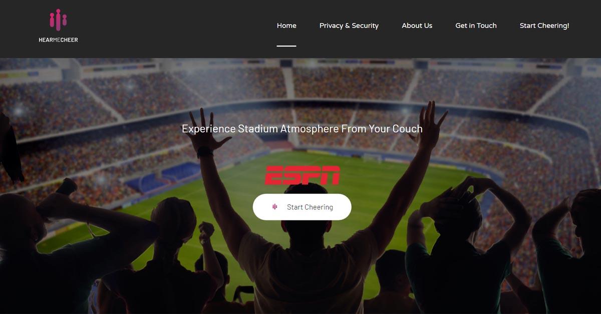 Hear me Cheer: the app that will bring back stadium noise to your favorite sport