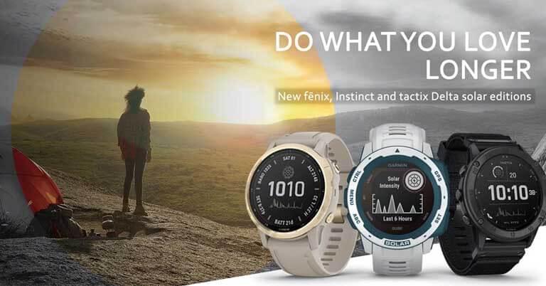 Garmin announces new "Solar Edition" sports smartwatches