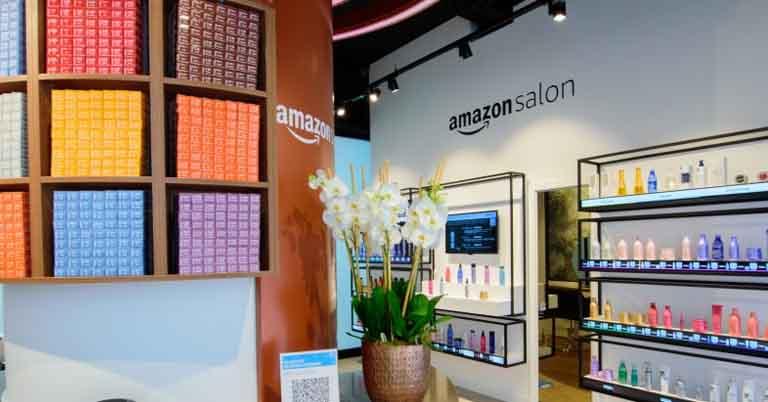 Amazon sets up a hair salon that uses AR for "a new salon experience"