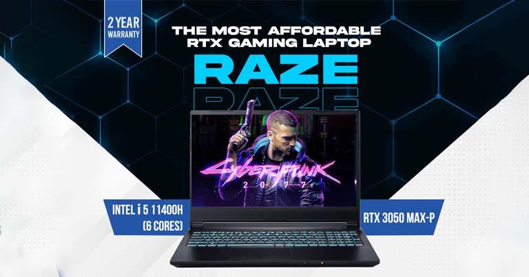 Ripple Raze launched as the most affordable RTX gaming laptop in Nepal