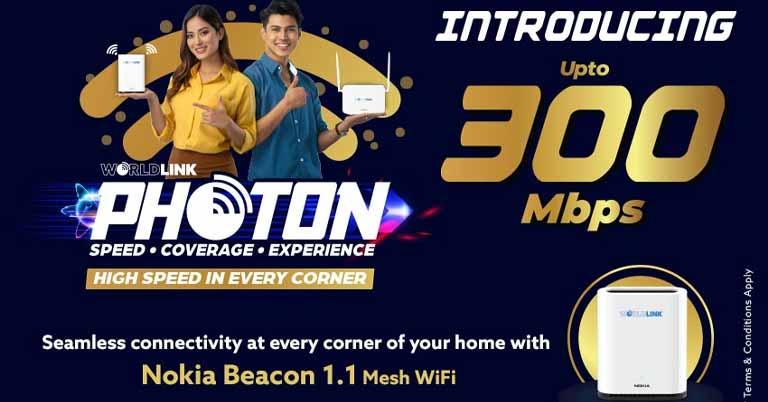 Worldlink introduces 300Mbps Photon Series internet with mesh Wi-Fi in Nepal