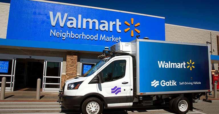 Walmart now uses driverless trucks to deliver goods to its store