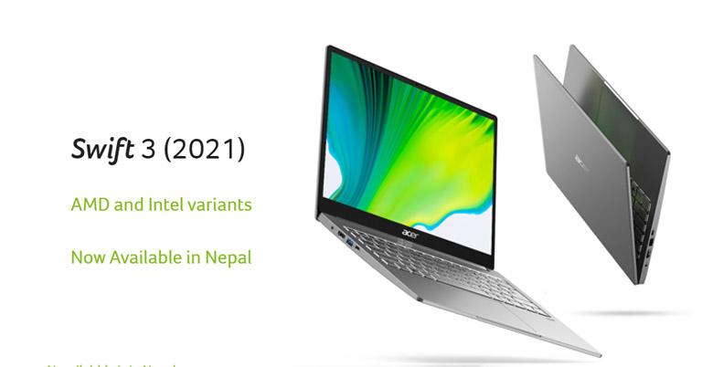 Acer Swift 3 (2021) Price in Nepal [Updated]