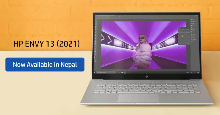 HP Envy 13 (2021) with 11th Gen Intel CPU now available in Nepal