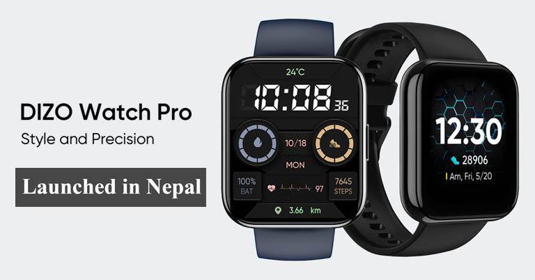 Dizo Watch Pro with built-in GPS, 90 sports modes launched in Nepal