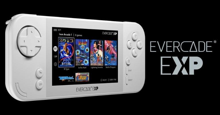 Evercade EXP official: Retro handheld gaming console with cartridge support