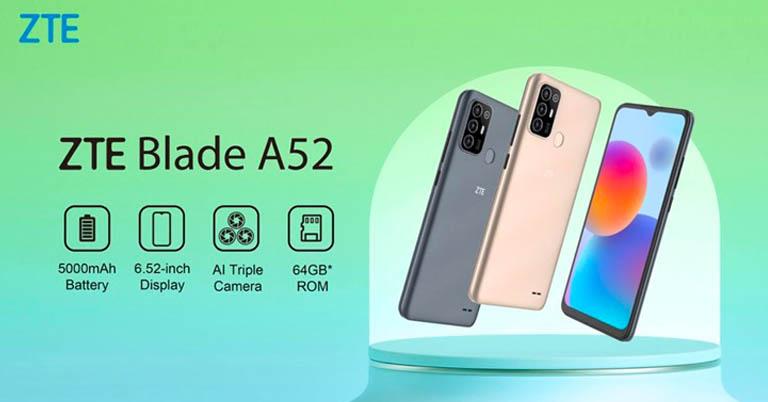 ZTE Blade A52 launched in Nepal with bigger battery, triple camera setup