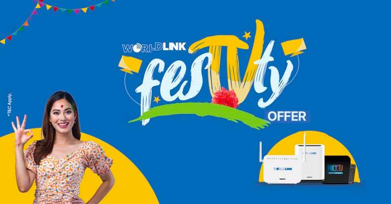 WorldLink announces three new internet plans under the "fesTVty" offer