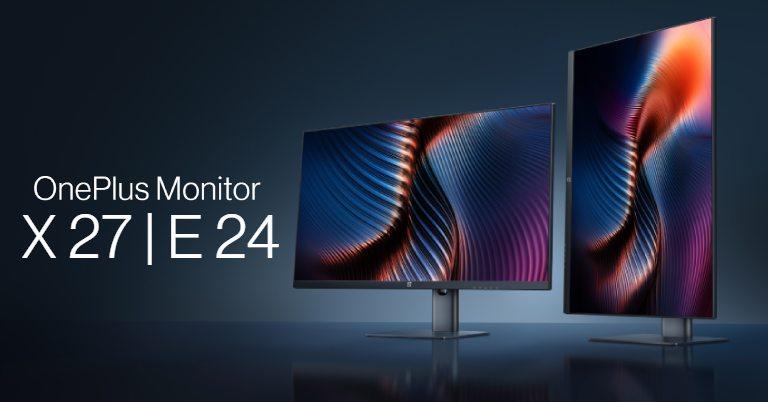 OnePlus forays into PC monitor space with X 27 & E 24 monitor