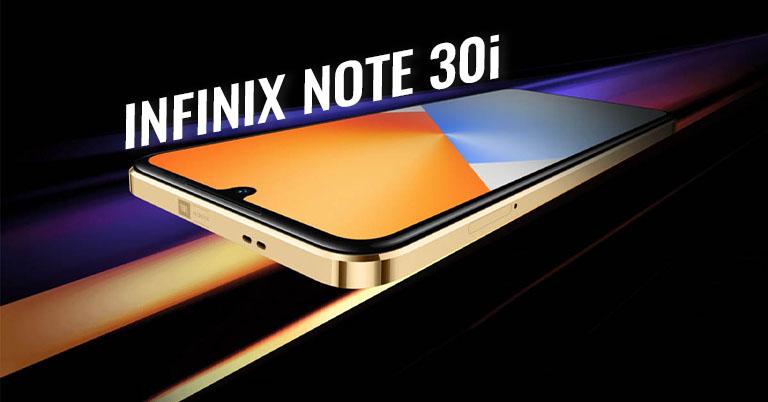 Infinix Note 30i unveiled with AMOLED screen, 33W fast charging