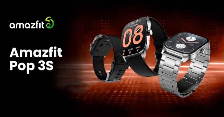 Amazfit Pop 3S launched with 1.96” AMOLED, stainless steel frame