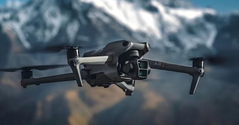 DJI Air 3 with dual-camera setup and a 46-min flight time now in Nepal