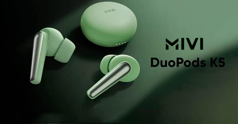 Mivi DuoPods K5 with AI–ENC, 50 hours battery life officially launched in Nepal