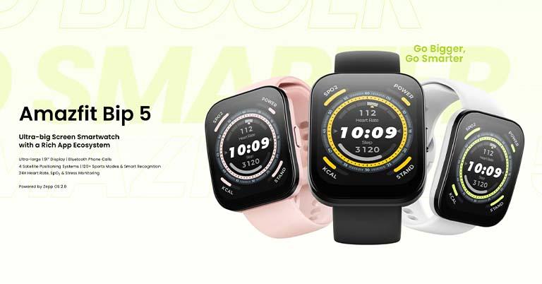 Amazfit Bip 5 launched in Nepal with GPS and 120+ sports mode