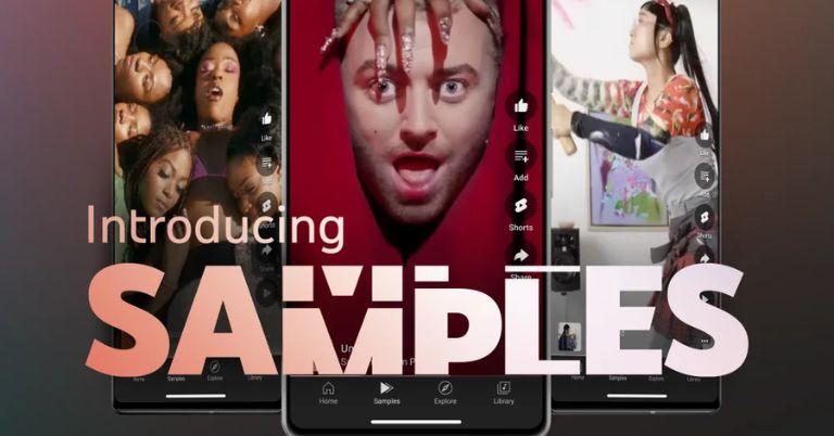 YouTube Music adds a new TikTok-like vertical video feed called "Samples"