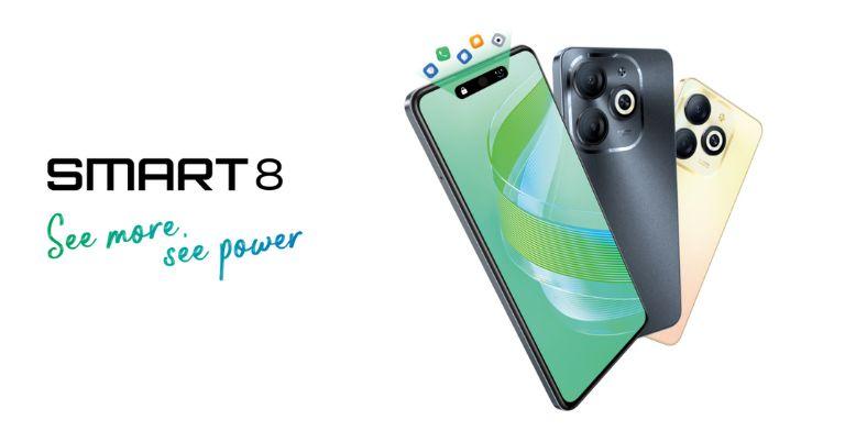 Infinix announces Smart 8 with 90Hz screen!