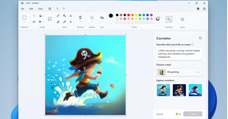 Paint Cocreator is here to integrate MS Paint with AI