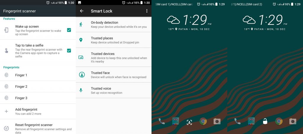 htc desire 10 pro - security