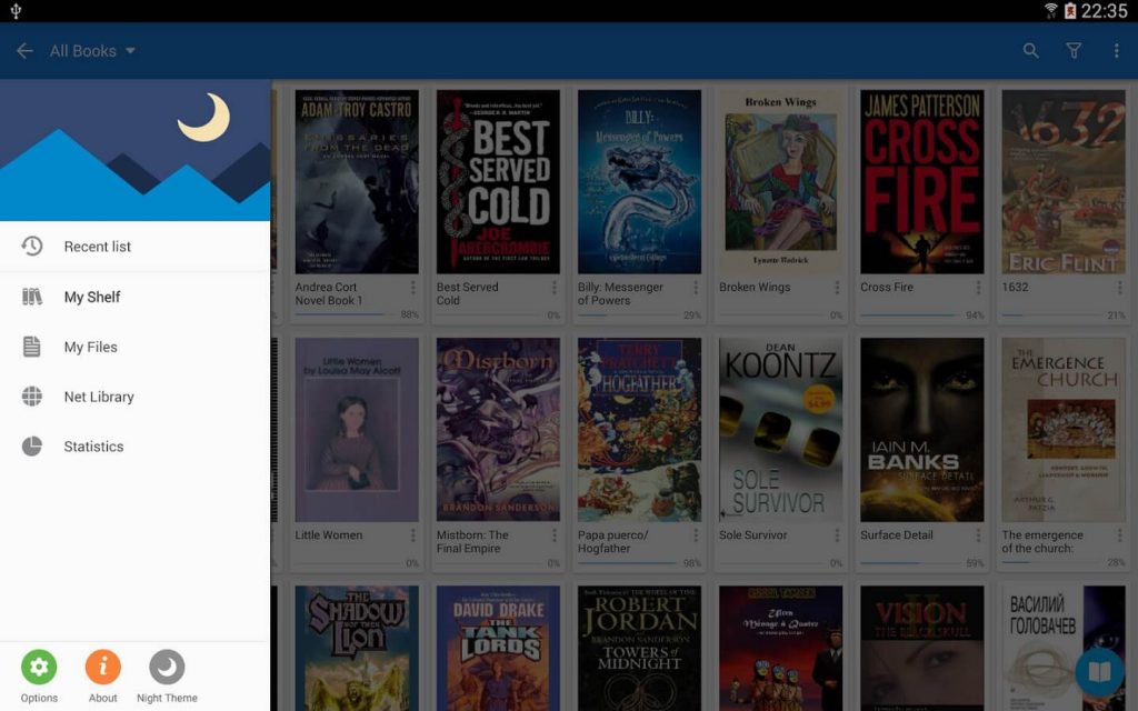 moon plus reader app