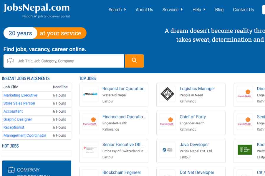 JobsNepal - job portal in Nepal
