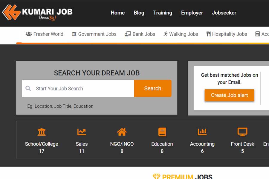 KumariJob - job portal in Nepal