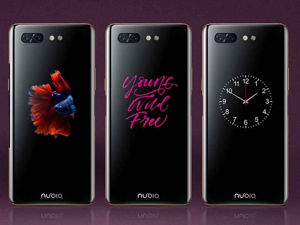 zte nubia x display