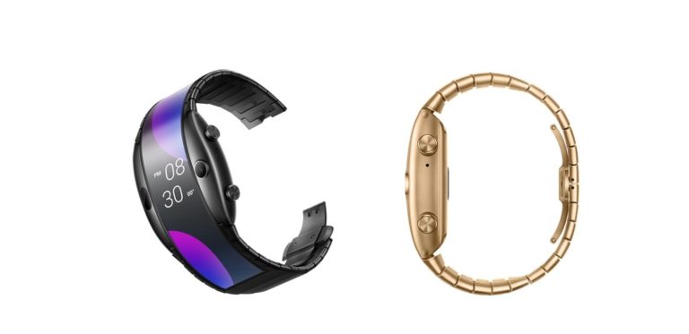 nubia alpha flexible smartwatch colors