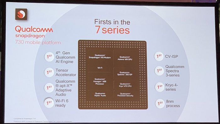 snapdragon 730 specs