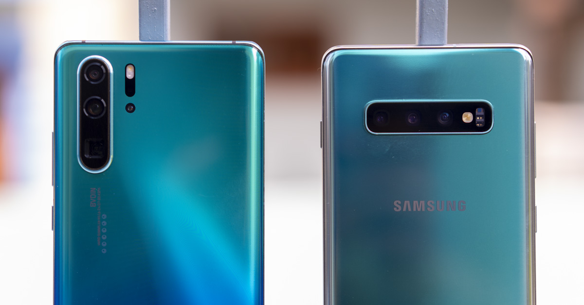 Huawei P30 Pro vs samsung Galaxy S10 Plus Night Mode