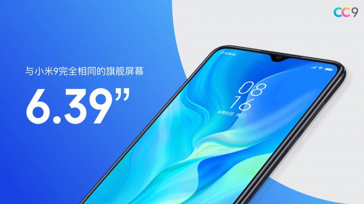 xiaomi mi cc9 display