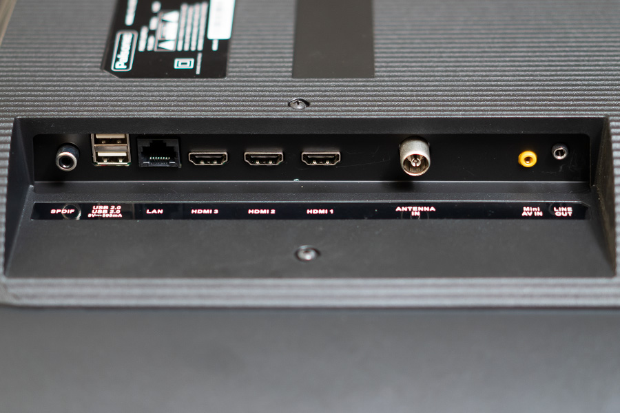 palsonic 55QX7000 ports