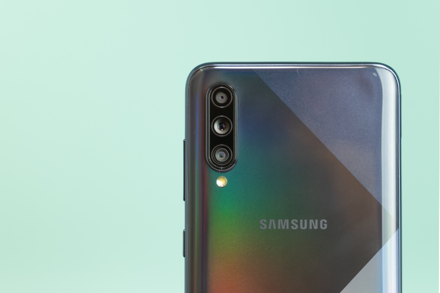 Samsung Galaxy A70s Back Camera arrangement