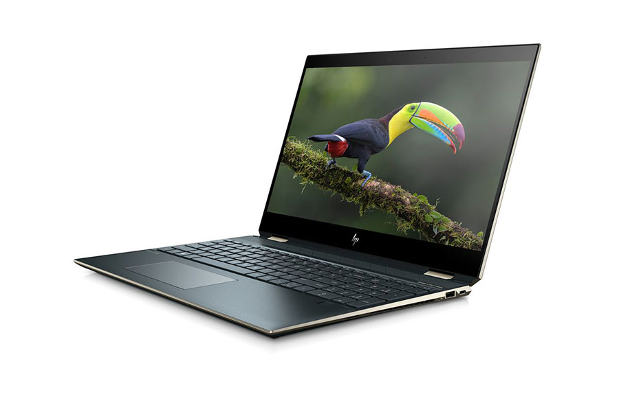 hp spectre x360 OLED 15-inch black display keyboard