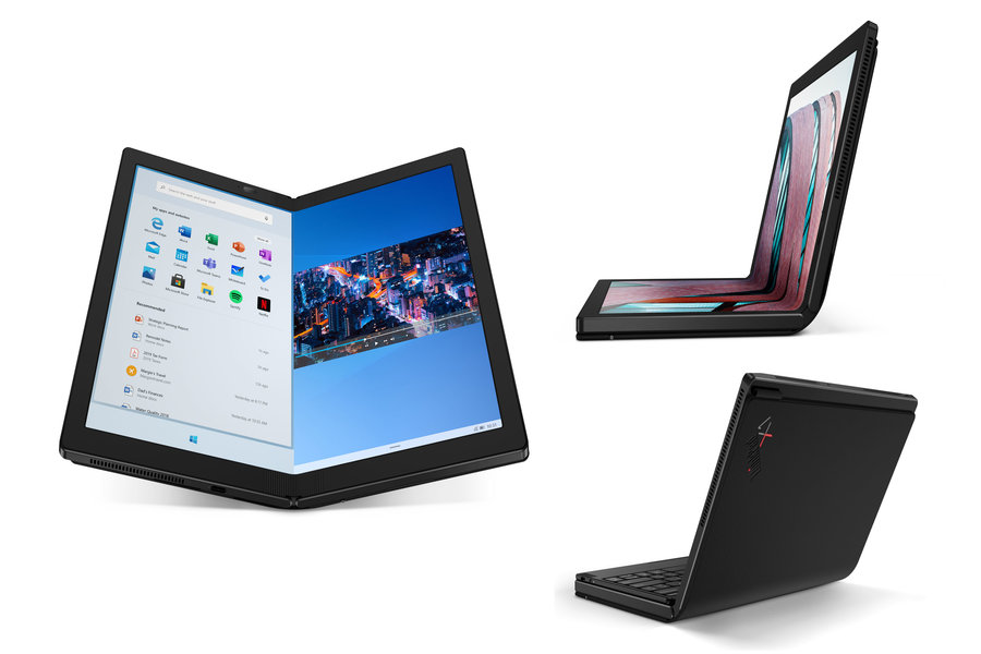 lenovo thinkpad x1 fold design back foldable screen