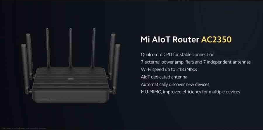 Xiaomi Mi AIoT Router AC2350 Launched