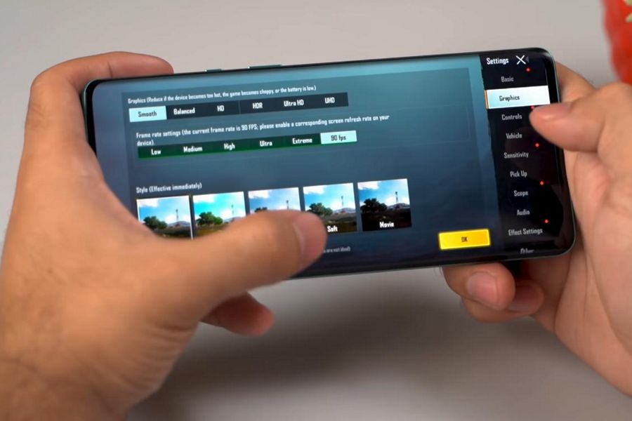 OnePlus 8 Pro - PUGB Mobile 90 fps