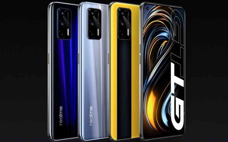 Realme GT color options design display