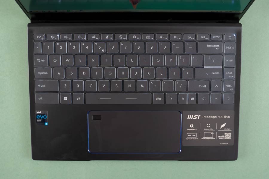 Prestige 14 Evo - Keyboard