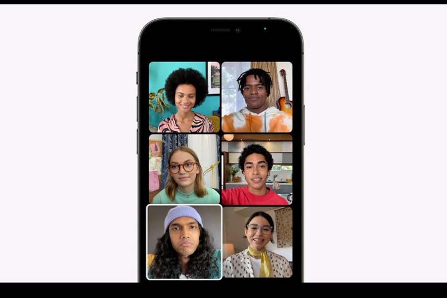 Apple FaceTime Grid View