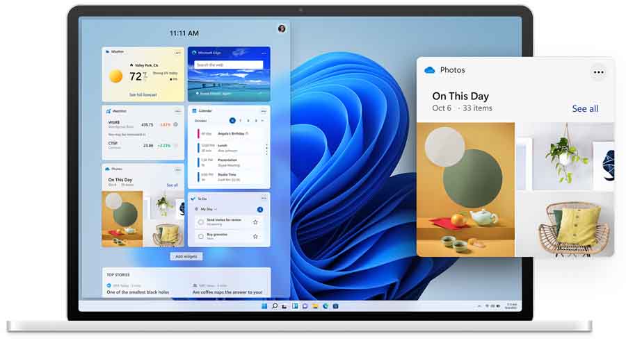 Widgets in Windows 11