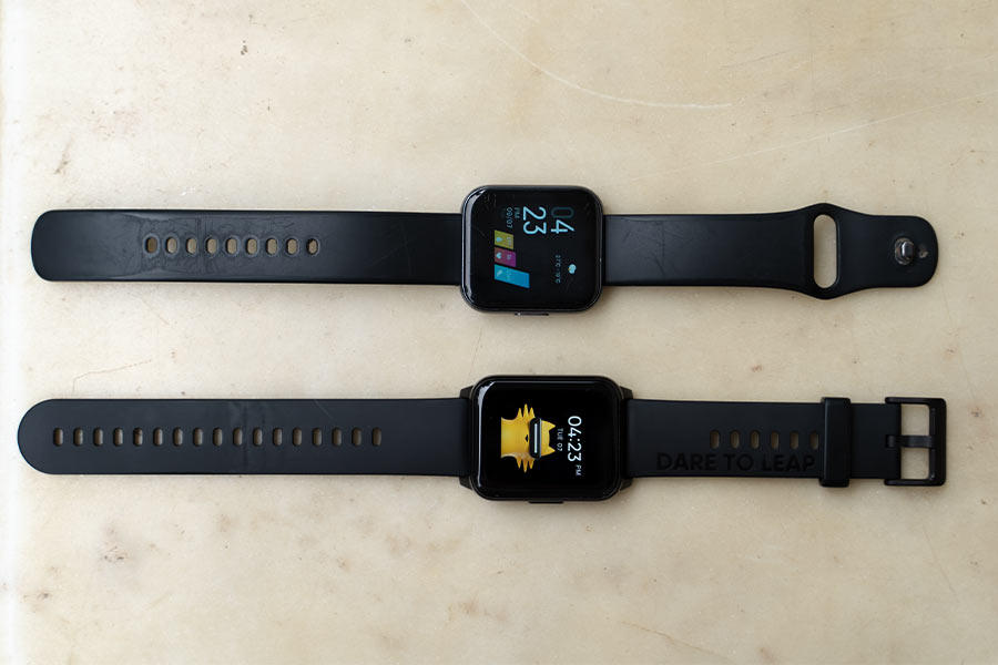 Realme Watch 2 vs Realme Watch Strap Comparison