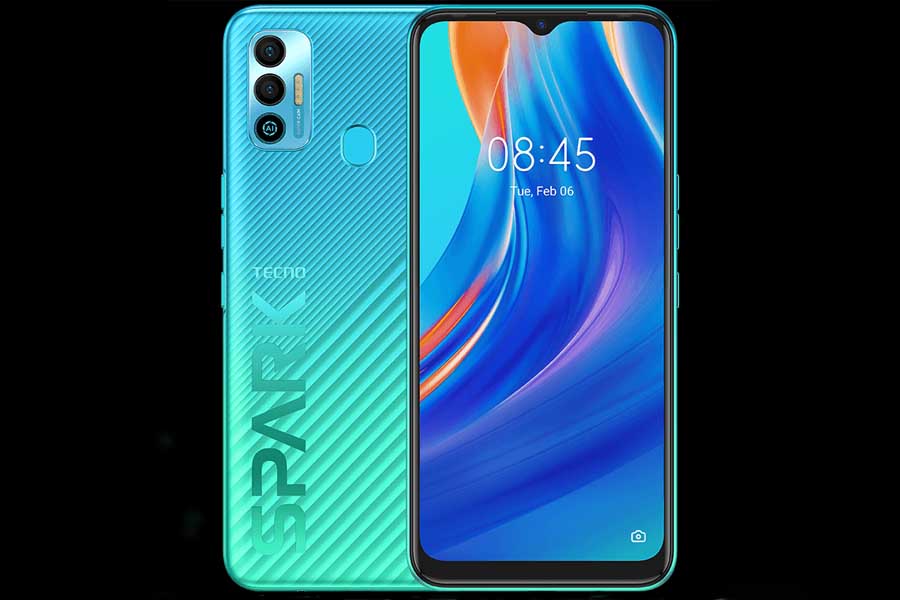 Tecno Spark 7T Design and Display