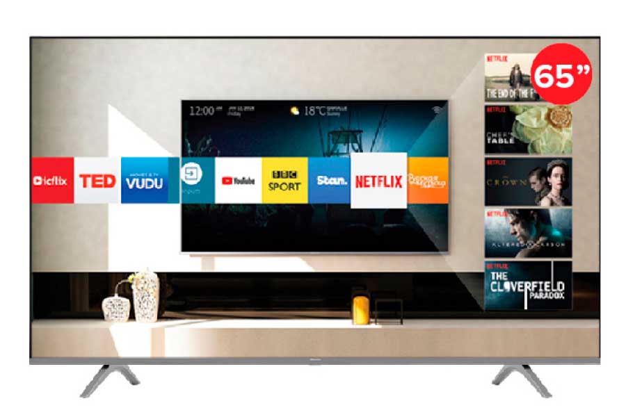 Hisense 65A7400F 4K Smart TV best 65" 4K TV 1.5 Lakh Nepal