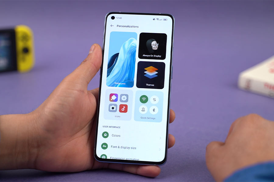 OPPO Reno 7 Pro - UI