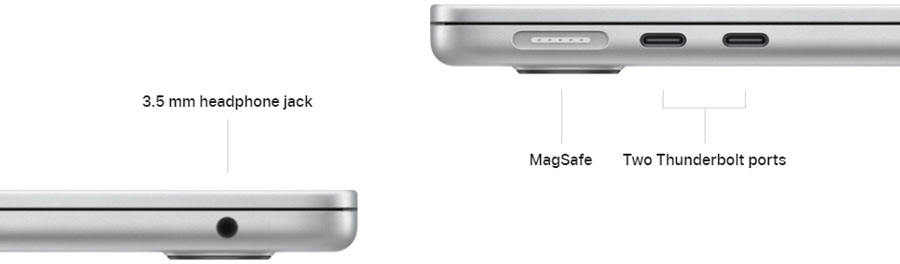 MacBook Air M2 Ports