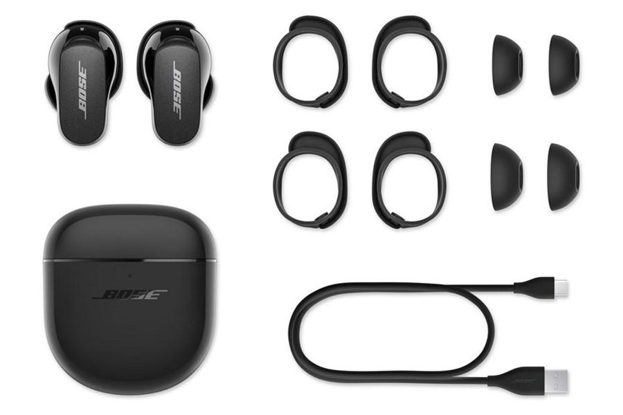 Bose QuietComfort Earbuds II Box content