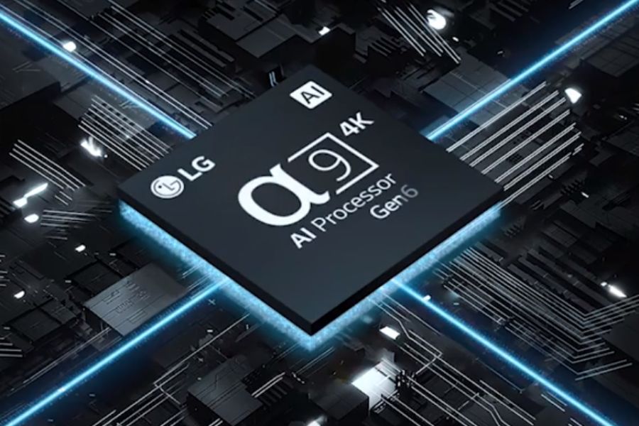 LG Alpha AI Processor Gen 6